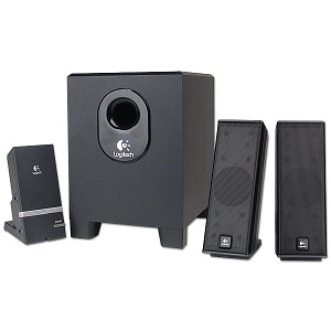 Logitech 2.1 Channel Multimedia Speaker System w/iPod Cradle